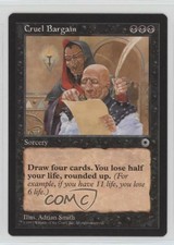 1997 Magic: The Gathering - Portal Starter Set Cruel Bargain n0n