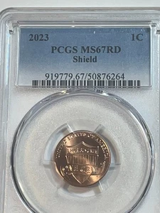 2023 Lincoln Cent PCGS MS67RD Penny - Picture 1 of 2