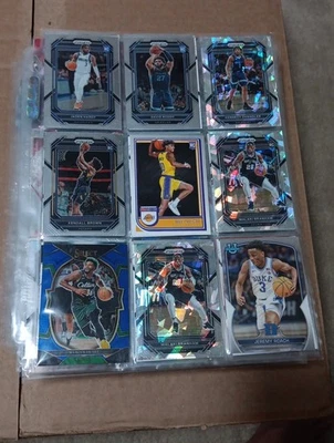 Fichário de cartão de basquete 540 cartões vintage até o momento base inserções novatos estado quase perfeito/perfeito  - Imagem 1 de 4