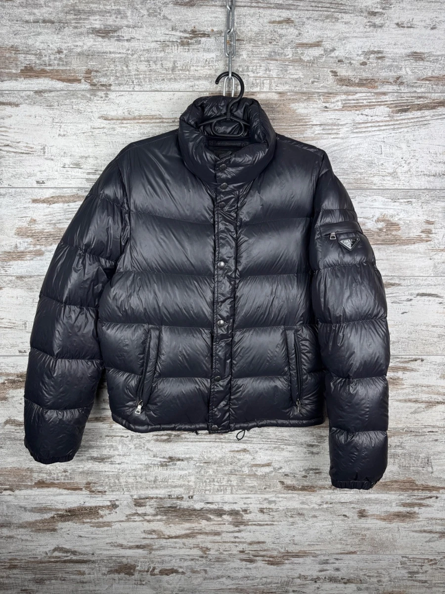 ジャケット・アウター PRADA Hybrid down jacket 21AW Black M PRADA Hybrid down jacket 21AW Black M Black Re-Nylon down jacket