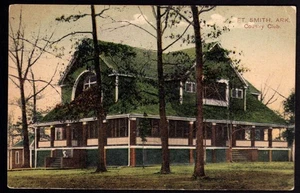 Postal Arkansas AR Fort Smith años 1910 Golf & Country Club PCK - Imagen 1 de 2