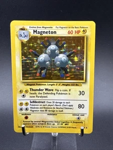 Magneton 9/102 - Base Set Unlimited - Holo Rare Vintage WOTC 1999 - Picture 1 of 24
