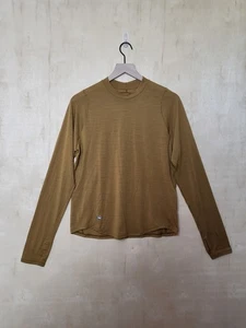 Women's Size:M Janji lightweight long sleeve Shirt Yellow - Picture 1 of 6