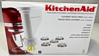 NIB KitchenAid  Gourmet Pasta Press Attachment - White - Image 1 of 4