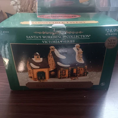 Santa's Workbench 1999 Barnstable Livery Holiday Village - Image 1 of 4