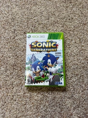 Sonic Generations (Xbox 360) MINT Condition CIB Complete & Tested - Ships Fast - Image 1 of 4
