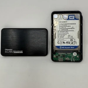 Western Digital 160 GB DISCO DURO 2,5” gabinete de datos a USB 3,0 sin probar - Imagen 1 de 10