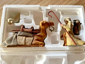 Willow Tree Creche Manger Nativity Camel Shepherd 2 Lambs Demdaco Susan Lordi - Picture 1 of 7
