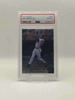 PSA 8 - 1999 Topps Finest - Ken Griffey Jr #200 - Image 1 of 2