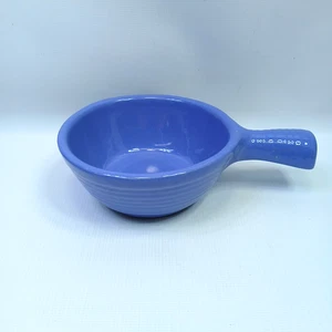 Cazuela francesa Heinz by Western vintage a prueba de horno azul acanalada HECHA EN EE. UU. 1,5 tazas - Imagen 1 de 7