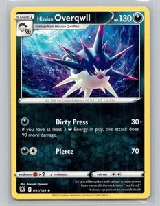 SWSH10: Astral Radiance #091/189 Hisuian Overqwil (91) Pokemon - Picture 1 of 1