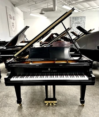 Piano de cola Steinway B 6'11" ébano satinado Foto 1 de 4