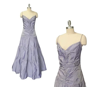 Vintage Gunne Sax Y2K Prom Dress Size 13 NWT Purple Iridescent Whimsical Fairy - Picture 1 of 11