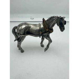 Hudson Fine Pewter Horse Figur 1988 wunderschön - Bild 1 von 6