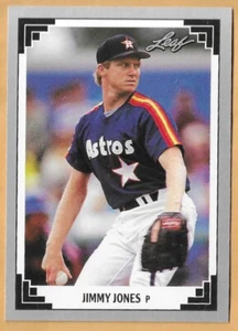 JIMMY KEY HOUSTON ASTROS #371 - HOJA CASI NUEVA - MONTADA 1991 - Imagen 1 de 2