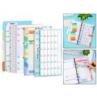 A6 Refill Paper,A6 Binder Planner Insert School 6 Ring Loose Leaf Paper Notebook