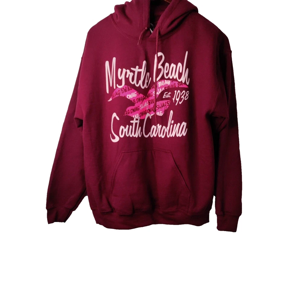Myrtle Beach Hoodie South Carolina Sweatshirt Women M Tye Dye Colorful Vacation - Image 1 of 4