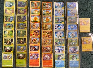 2021 Pokemon 25th Anniversary Komplett Set HOLO & NON Holo 50 Karten McDonalds - Bild 1 von 12