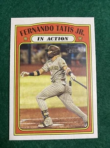 2021 Topps Heritage Fernando Tatis Jr In Action # 138 Padres - Picture 1 of 3