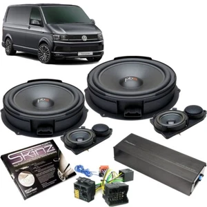 8" 3-Way Component Speaker Upgrade Amplified For VW Transporter T5 T5.1 - Picture 1 of 1