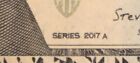 $20 FRN Series 2017-A ENGRAVING ERROR "LOW A" in Series.  Check it out!