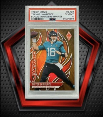 Trevor Lawrence *30/50* 2023 Phoenix Flame Throwers Bronze *PSA 10* #FLA-22 NFL - Image 1 of 3