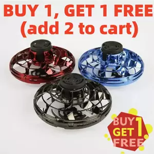 Flying Fidget Spinner LED Drone Ball UFO Stress Focus Giocattolo Bambini e Adulti - Foto 1 di 21