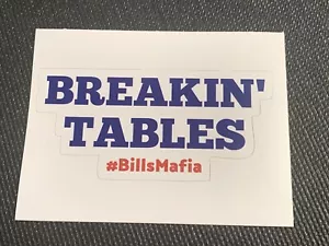Buffalo Bills MAFIA Aufkleber Sticker - NFL Buffalo NY Breakin' Tables kostenloser Versand - Bild 1 von 1