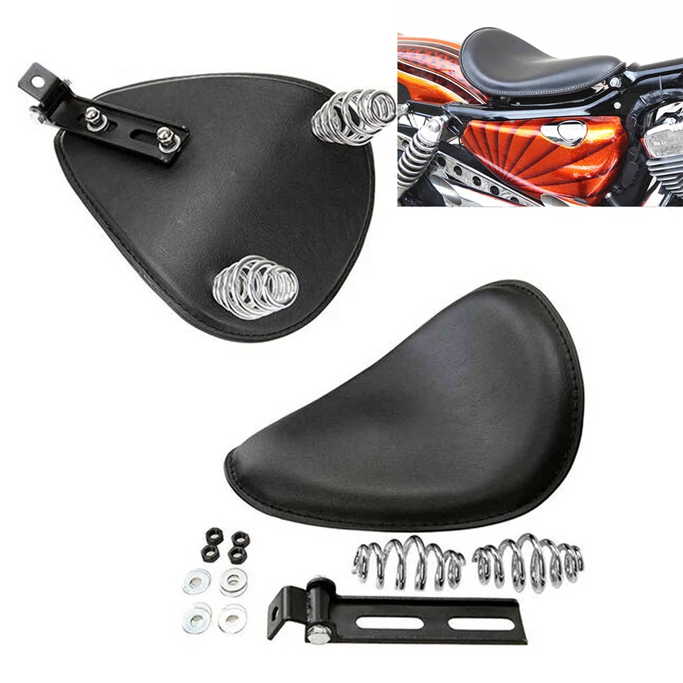 Asiento de resorte solo para motocicleta de EE. UU. apto para Honda Shadow VLX 600 VTX1300C Spirit 750 Foto 1 de 4