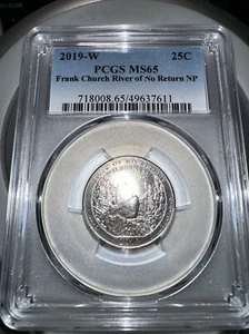 2019-W, PCGS, MS65, Frank Church River of No Return NP - Picture 1 of 4