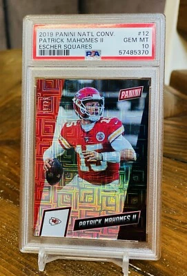 Patrick Mahomes II /25 PSA 10 Refractor POP 2 Panini Escher Squares Flawless! - Image 1 of 3