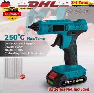 Für 18V Makita Heißklebepistole Heissklebepistole Klebepistole mit 10Klebesticks - Bild 1 von 17