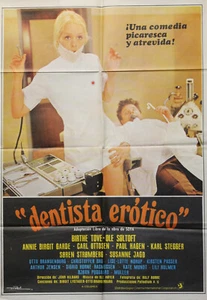 "LE DENTISTE AU BORD DU LIT" Affiche espagnole (Birte TOVE, Ole SOLTOFT) 70x100 - Picture 1 of 1