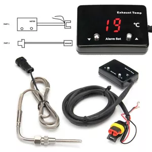 strumento manometro egt temperatura gas di scarico con sonda k digitale display - Bild 1 von 8