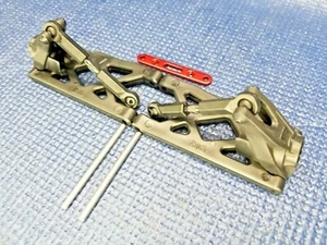 Arrma 3s BLX SHORT REAR Suspension A-Arms Turnbuckles/Pins/Hub GRANITE SENTON - Picture 1 of 5