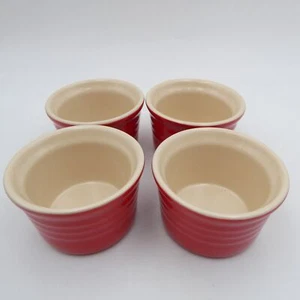 Juego de 4 tazas de natillas Le Creuset French Ramekins 11-14 gres rojo - Imagen 1 de 7