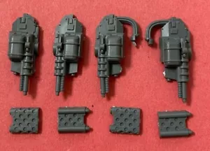 Horus Heresy Deimos Predator TWIN HEAVY FLAMER SPONSON - Pezzi - Foto 1 di 1