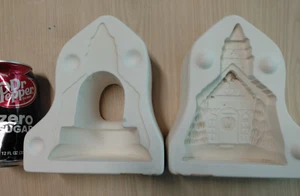 Ann Original AO250 6" T Schoolhouse Candle Holder Slip Casting Ceramic Molds 979 - Picture 1 of 2
