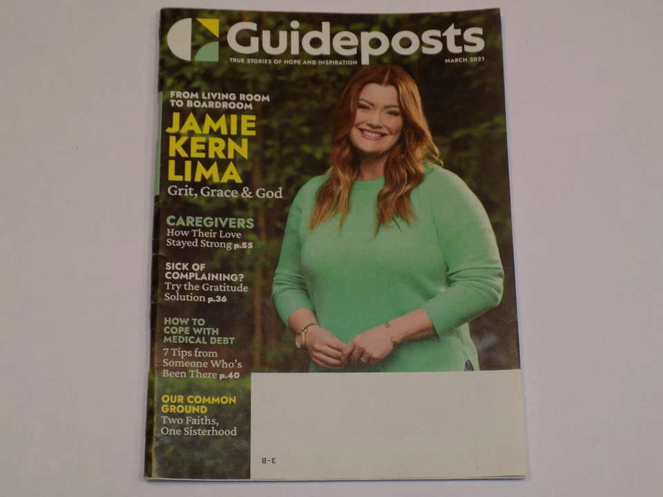 Guideposts Magazine March 2021 Issue Jamie Kern Lima of IT Cosmetics Gratitude - Image 1 of 1