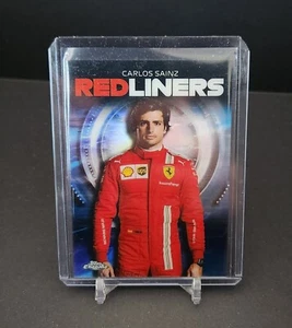 Carlos Sainz 2021 Topps Chrome Formula 1 Red Liners #RL8   - Picture 1 of 2