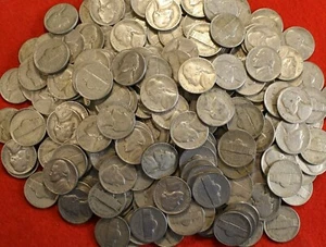 1939-S Jefferson Nickels 1/4 Roll 10 Coins Circulated - Picture 1 of 5