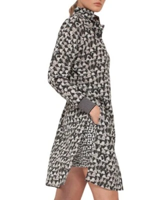 Túnica de crepé con estampado de bolso AKRIS Ai talla 42 = US 10 - NUEVO SIN ETIQUETAS RT $2,990.00+Tx. Foto 1 de 3