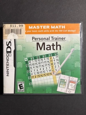 Personal Trainer: Math (Nintendo DS, 2009) Game + Case + Manual - Image 1 of 3