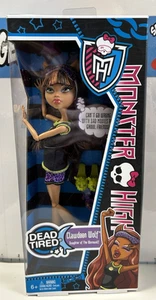 Monster High Dead Tired Clawdeen Wolf Daughter of the Werewolf 2012 NIB - Picture 1 of 6