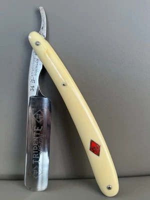 ED Wusthof Tridente 34 Solingen Rasoio a mano libera  razor coupe choux - Immagine 1 di 4