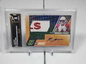 RONDALE MOORE 2021 PANINI ZENITH RPA RC PATCH AUTO SP /35 Graded GMA Sweet Patch - Picture 1 of 4