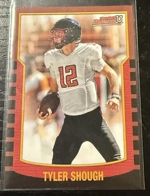 2021-22 Bowman University Football 2000 Bowman Tyler Shough #2KB-15 Louisville - Image 1 of 2