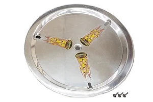 DOMINATOR RACE Wheel Cover Aluminum Bolt-On 15in Polished - Picture 1 of 1