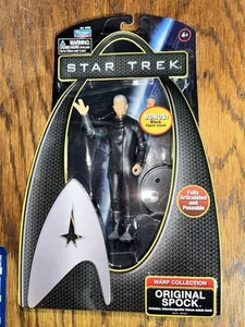 PLAYMATES STAR TREK WARP COLLECTION ORIGINAL SPOCK ACTION FIGURE 2009 FREE SHIP - Picture 1 of 4