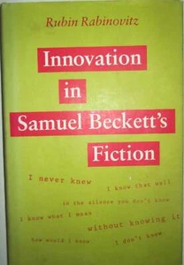 Rubin Rabinovitz / Innovation in Samuel Beckett's Fiction 1992 - Picture 1 of 1